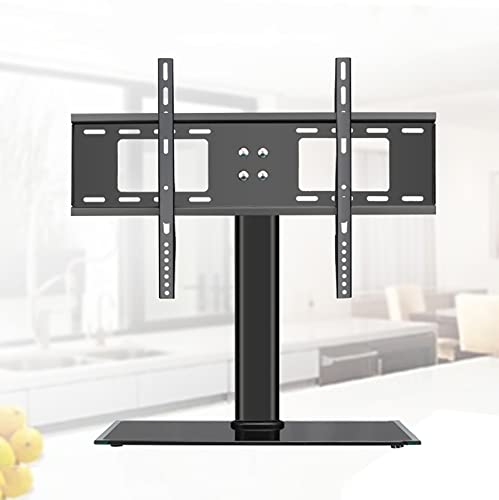 Soporte de Pared Ajustable para TV Base de Mesa Ajustable en Altura para televisores de 3255 Pulgadas Placa de Acero Resistente de 2,5 mm Perfil bajo decoración del hogar y la Oficina