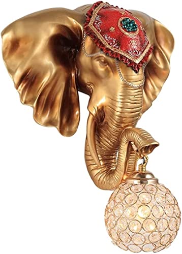 Luminaires d'éclairage créatifs et applique murale animale rustique premium
