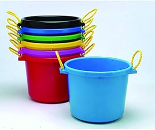 No Sweat My Pet Fortex Industries Inc D-Multipurpose Muck Bucket- Red 70 Quart