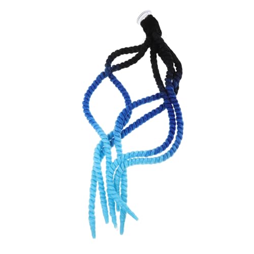 UPKOCH Peluca Trenzada para Casco De Motocicleta Caballo y Degradado Accesorio Decorativo para Adultos