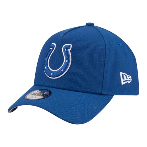 New Era Youth Royal Indianapolis Colts 9FORTY A-Frame Adjustable Hat
