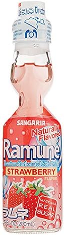 Ramune Strawberry Natural 18 Pack