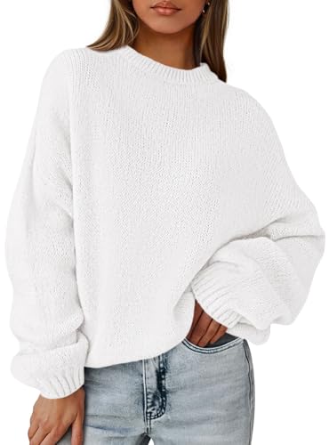 PRETTYGARDEN Women's Fall Oversized Sweaters Dressy Casual Long Sleeve Chunky
