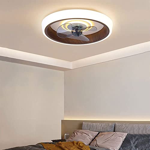Lustre ventilateur de plafond intelligent 19,7 pouces à intensité variable