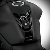 Az Graphishop GP 6012 Protège réservoir en résine 3D, compatible avec Honda CB750 Hornet 2025, protection contre les chocs et les rayures, fabriquée en Italie (Ballistic Black Metallic)