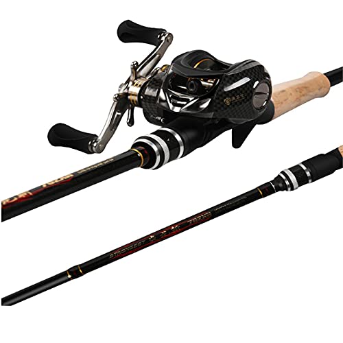 wanhaishop Angelausrüstung Angelrute und Rollenkombos-Set, gehärteter Keramik-Innenring Angelpol, bequemer High-Density Eva-Griff Fliegenfischer Rod & Reel Combos (Size : 2.28M) Cover