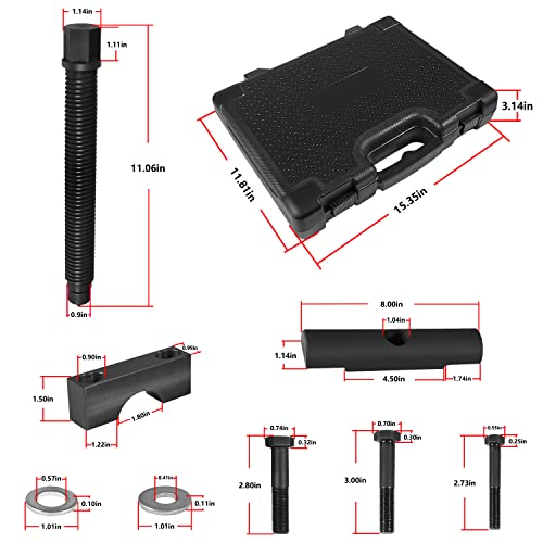 Sunluway 10803 Heavy Duty Yoke Puller Semi Truck Yoke Remover Tool Kit For Spicer & Meritor 1610 1710 1760 1810 Series, Class 6-8 Transportation Trucks And Equipment #TOP6