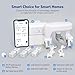 CUSTOS DIY Automatic Water Shut Off Valve Control, LoRa Water Leak Detection Device Kit with 3 WiFi Water Leak Sensor, WiFi Water Shutoff Valve with Battery Backup