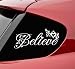Believe christian vinyl decal bumper sticker
