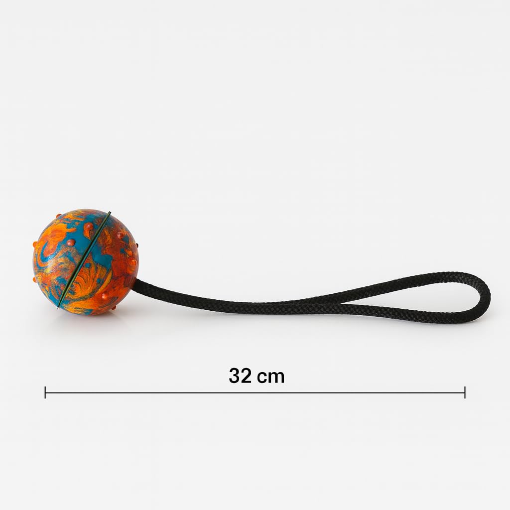 Kauçuk Köpek Oyuncağı - İpli At Getir Topu – Ultra Series (7cm)