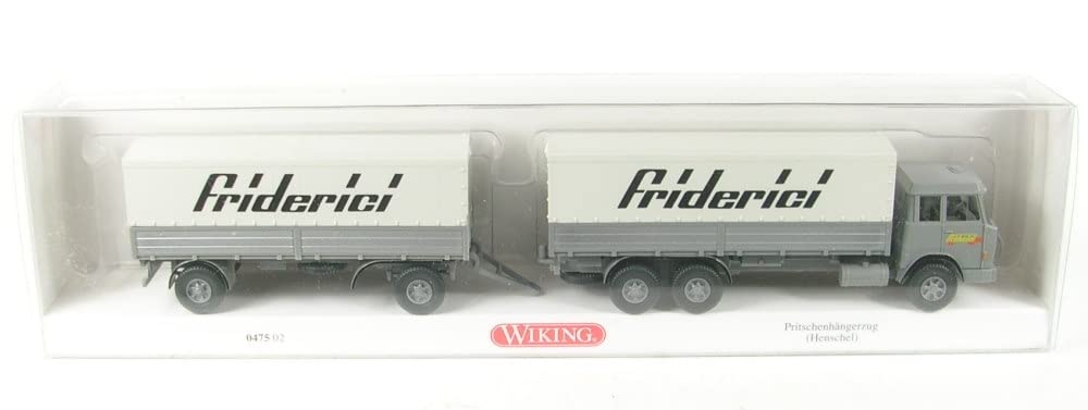 Wiking 047502 H0 Hanomag, Henschel Friderici Flatbed Trailer