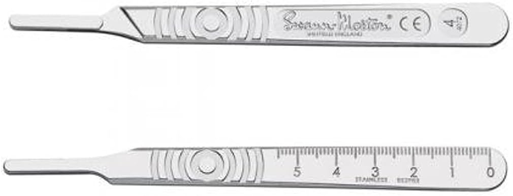 SG Education SM 0934 Swann Morton Scalpel, Graduated, No 4 Handle