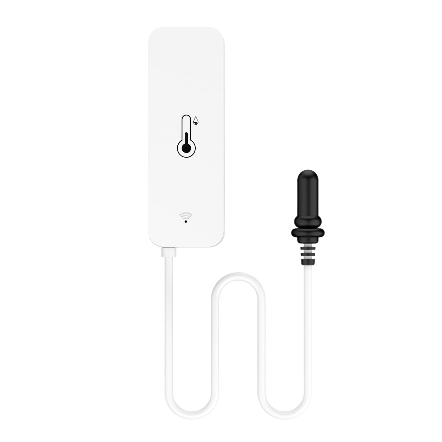 Zigbee Smart Temperature and Humidity Sensor with ExternatProbe,Compatible with Alexa,Remotly Monitor & Notification Alert,Intelligent Linkage for Freezer, Aquarium,Requires HUB.
