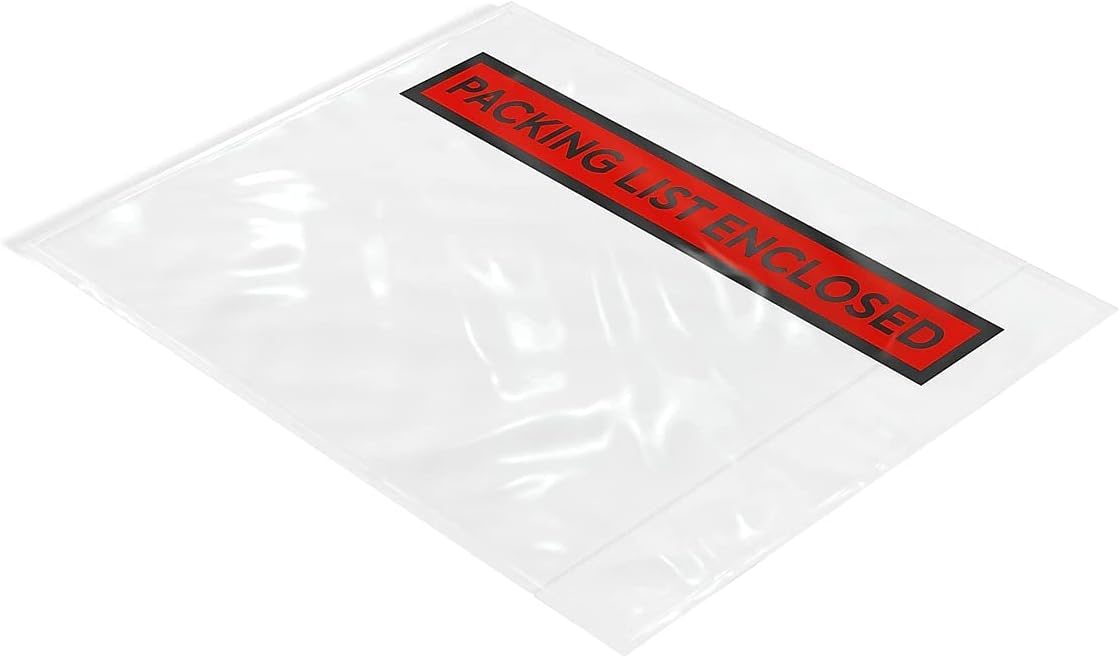 Staples Red Panel Packing List Envelopes, 4.5” x 5.5” — 1000/Carton
