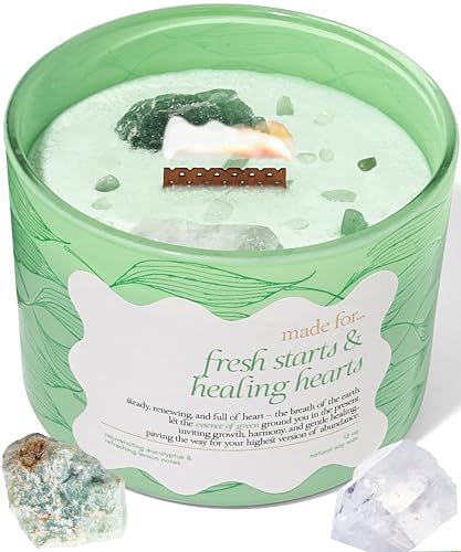 Green Crystal Candle for Women...