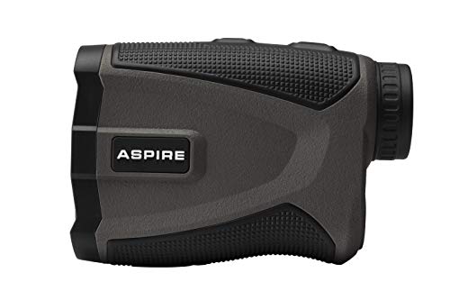 Aspire Golf Platinum Laser Rangefinder with Slope, 6X Magnification, 1000 Yards, Pin Seek, Target Lock, Vibration Alert, Noise Filtration, IPX5 Water Resistance — Case and Battery Included