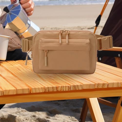 Riñonera impermeable ajustable con cuatro bolsillos con cremallera 3