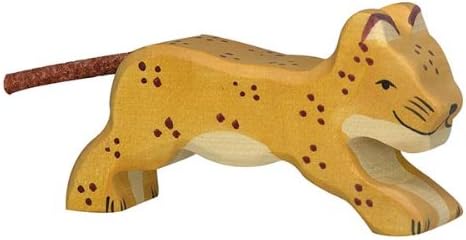 Holztiger Leopard Wooden Figure (Small)