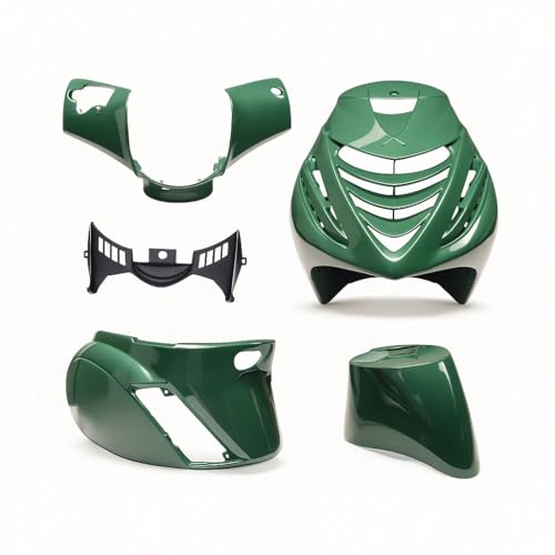 Kit d'habillage compatible pour Piaggio Zip SP – 5 pièces – Vert Alfa Complet habillage pour scooter et motoroller