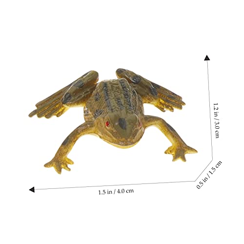 TOYANDONA 16 Pçs Simulação Sapo Lagarto Brinquedos Educativos Para Crianças Decoração De Répteis Min