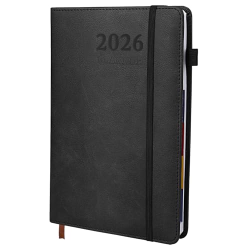 Agenda Anual 2026 - Día por Página, Tamaño A5 (20x14...