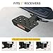Rockland Universal Hitch Step, Anti Slip, Tow Bumper Step Guard, Black, Trailer Hitch Steps, for Pickup Truck Car SUV, 2