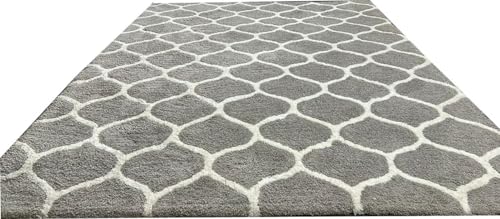 Image of Carpet for Living Room 5X7 FEET Modern Soft Shaggy Carpet Thick, Fluffy & 2 inch Pile Shag Rug for Your Kids Room, Bedroom & Livingroom (Ivory x)