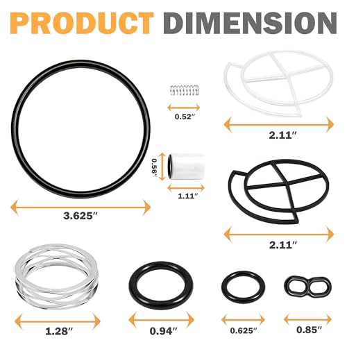 Kit de Rotor y Sello para Válvula de Alta Flujo 1" para Ablandadores de Agua miniatura 2