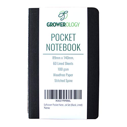 Pocket Notebook Set, 3.5" x 5.5", Softcover & Durable Notepad, 6 Pack - 30 Sheets (60pages) Lined Journals, Small/Mini Size Memo Book (Black),Perfect for Field,Travel, Writing; with Bonus Sticky Note - Thumbnail 2