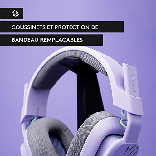 ASTRO A10 Casque de Gamer Gen 2 Filaire, Casque de gaming supra-auriculaire, Microphone unidirectionnel, Fonction mise en sourdine, Xbox Series X|S, Xbox One, PS5, PS4, Nintendo Switch, PC - Lilas
