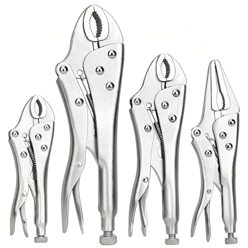 FASTPRO 4-Piece Locking Pliers Set, Vice Grips Pliers Included 5