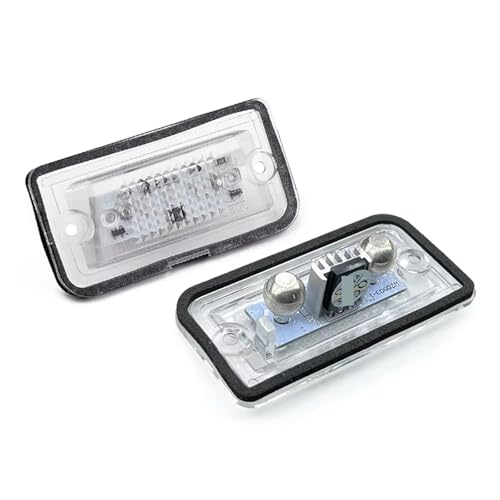 Luz matrícula LED blanca coche bombilla placa número Benz W203 W209
