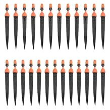 50Pcs25Pairs 360 Degree Adjustable Misting Drippers Atomizing Connector Spray Misting Dripped Closed Integral Emitter Nozzle Sprinkler Irrigation System