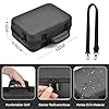 ANKHOH Wireless Microphone Case for JBL for Singing for TONOR for Shure for Bietrun for ALPOWL Two Microphone System DIY Foam Fits for Different Size Mic, Receiver, Audio Cable(Box Only) (Black) #1