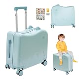 DHQCQL Maleta infantil para sentarse arriba, bolsa de viaje para bicicleta equipaje infantil
