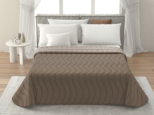 MAXIME MAISON - Dessus de Lit 2 Personnes 240x260 (100 GR/mq) Couvre Lit 2 Personnes 240x260, Couverture Lit, Dessus de Lits et Couvre-Lits, Jeté de Lit...