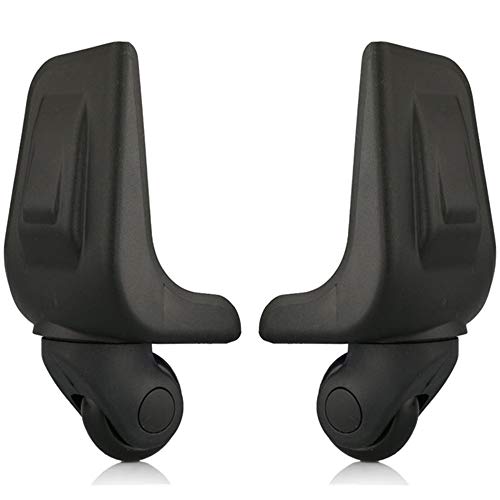 GH8 (DL-W202#) Mute Connected Spinner Wheels for Replacement Luggage Wheels Wear Silent Draw bar Box DIY (A Pair Back Wheel)