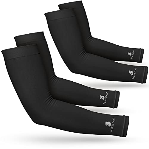 SportsTrail Cooling Arm Sleeves for Men & Women – Breathable,