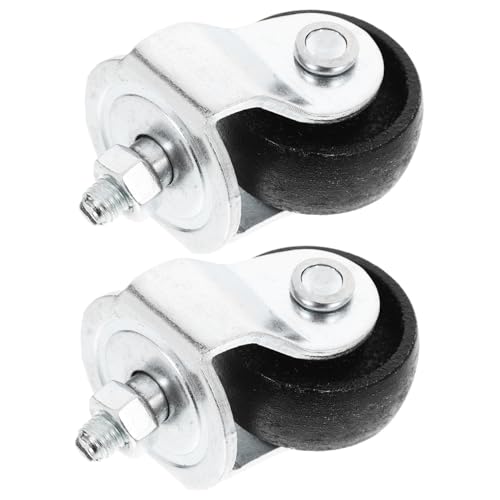 2pcs Hydraulic Jack Accessories Trailer Tongue Jack Wheel Horizontal Jack Caster Wheels Floor Jack Replacement Wheels Horizontal Jack Wheel Utility Trailer Front Wheel Car Supplies FUNOMOCYA