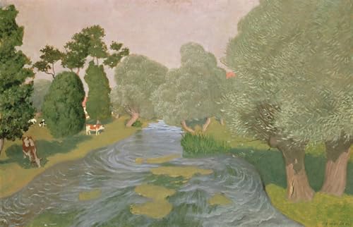 Tableau toile Normandie Vallotton 60x90cm SERENDIPITP