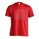 [アートワークスコウベ] サッカー Tシャツ 半袖 練習着 ドライ サッカーボールドット ユニセックス XL レッド