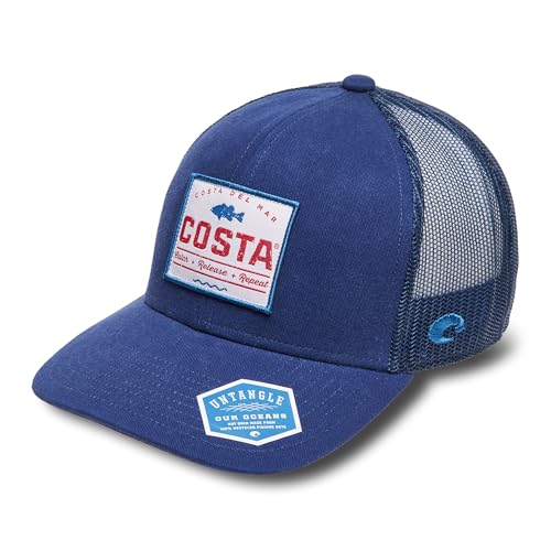 Chapeau Costa Topwater Trucker Mixte de Haute Qualité avec Logo Brodé
