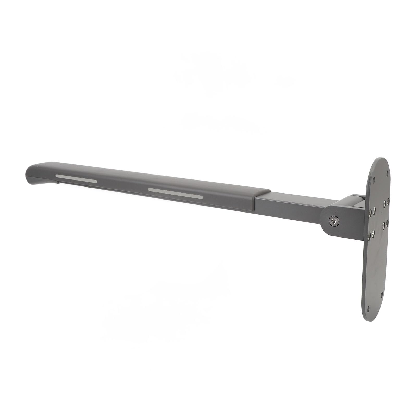 Generic Barra de Apoyo para Baño, Barra de Apoyo para Inodoro Plegable, Barra de Apoyo de Seguridad para Baño para Discapacitados de Acero Inoxidable para Personas Mayores con Diseño