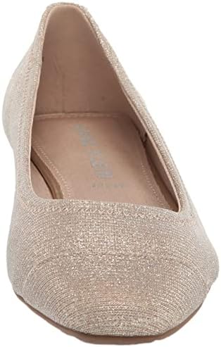 Anne Klein Women’s Carlie Comfortable Ballet Flat, Platinum, 9 | Image 1