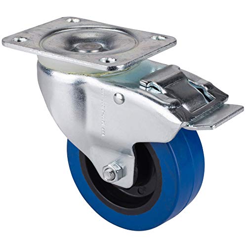 Penn Elcom Casters with for Heavy Duty Roadcases, Flightcases, and Heavy Equipment (Caster Single (1 Braking Caster))