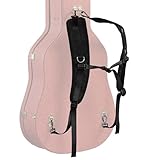 AW Universal Guitar Case Backpack Strap Padded Shoulder Strap with Adjustable Sternum Strap