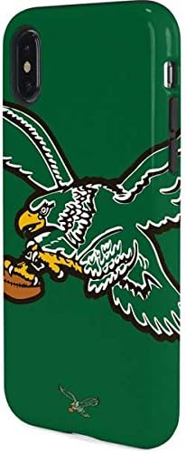Skinit Pro Phone Case Compatible with iPhone X - Officially Licensed NFL Philadelphia Eagles Retro Logo Design