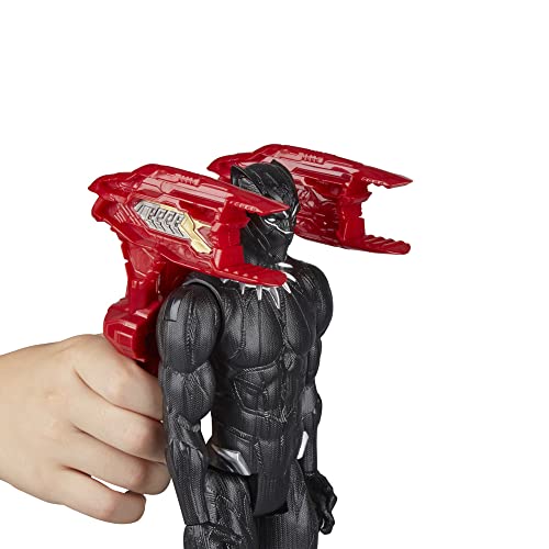 Marvel, Boneco Pantera Negra Titan Hero Series, Preto