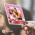 Papier photo autocollant Zink HP Sprocket 3.5 x 4.25” (50 paquets) compatible avec l'imprimante photo HP Sprocket 3x4