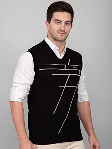 Image of GODFREY Half Sweater for Man Winter Pullover - Sleeveless Men Sweaters